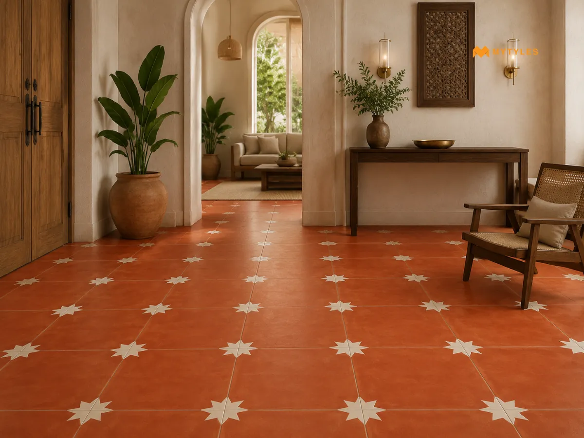 Ceramic Athangudi Floor Tile
